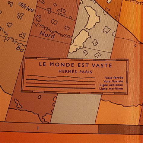 hermes le monde est vaste orange|Le monde est vaste orange .